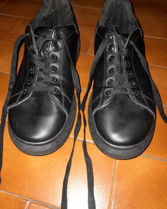 SNEAKERS NERE "Dark Linght" CON SUOLA ALTA - N.40