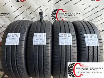 4 PNEUMATICI 205/60 R16 MICHELIN ESTIVE 75%