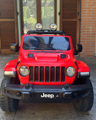 Jeep Wrangler Rubicon elettrica per bambini