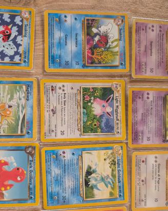 lotto 253 carte Pokemon Wotc/ex/neo 99-02