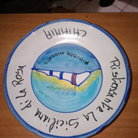 Piatto buon ricordo La siciliana