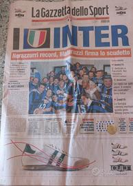 Gazzetta dello Sport 15 scudetto Inter - 23/4/2007