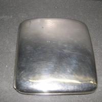 Portasigarette antico in argento 800