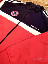 Giacca tuta Adidas FC Bayern, anni 90, tg. XL