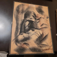 Opera a carboncino – Ammannato, anni ’60