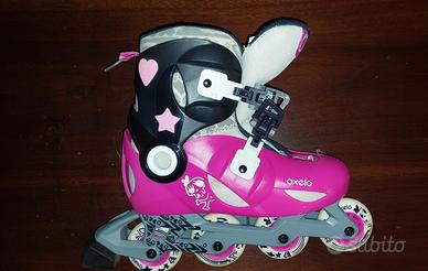 Roller OXELO + casco + protezioni 