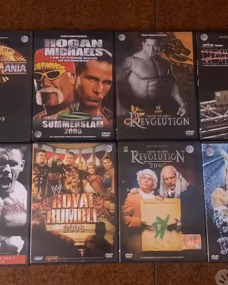 LOTTO DVD WWE ORIGINALI - Pezzi da Collezione