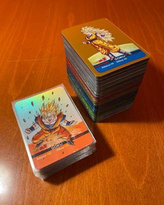 Lotto 250 lamincards Dragon Ball Holo Edibas