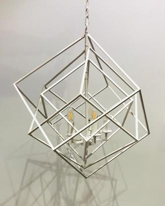 Lampadario a sospensione CUBO MAGICO BIANCO