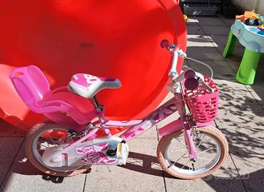 bicicletta bambina (ci sono anche le rotelle)