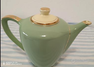 Antica Caffettiera Porcellana Boema - Decoro Ghi