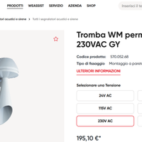 SEGNALATORE ACUSTICO PROFESSIONALE