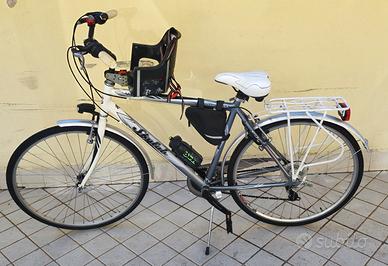 Bicicletta da passeggio con Seggiolino anteriore 