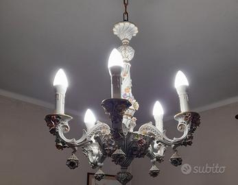 lampadario tipo capodimonte