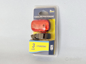 Fanalino bici led posteriore
