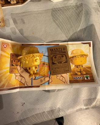 LUFFY GOLD funko pop kinder