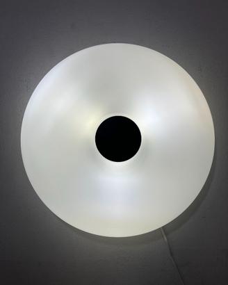 Lampada soffitto vetro D.42 bianco