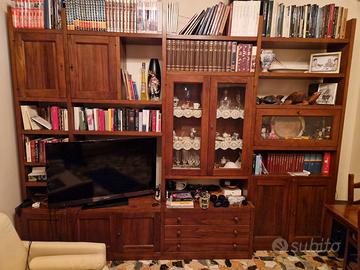 Libreria in legno massello