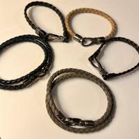 TOD’S n.5 braccialetti da uomo in pelle