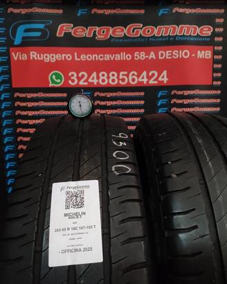 Pneumatici 205/65R16C 107-105T MICHELIN ESTIVE