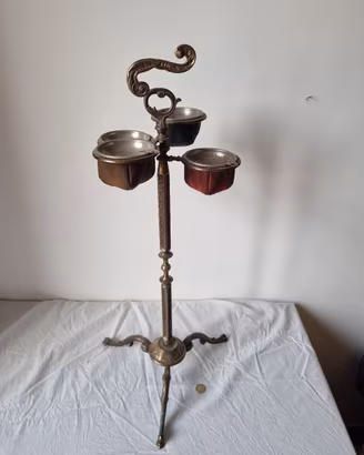 popoliera posacenere da terra vintage completo