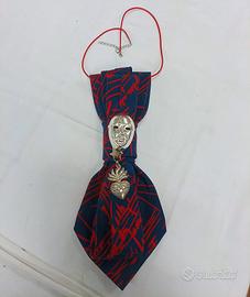 Collana cravatta gioiello vintage anche Halloween 