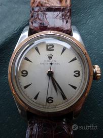 Rolex Ovetto Oyster Perpetual Acciaio e Oro