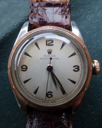 Rolex Ovetto Oyster Perpetual Acciaio e Oro