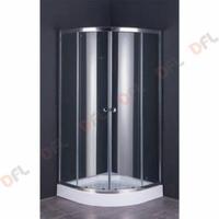 Box Doccia Fluxy in cristallo semicircolare Rubino