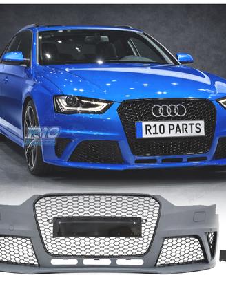 PARAURTI ANTERIORE AUDI A4 B8 11-15 LOOK RS GRIGLI