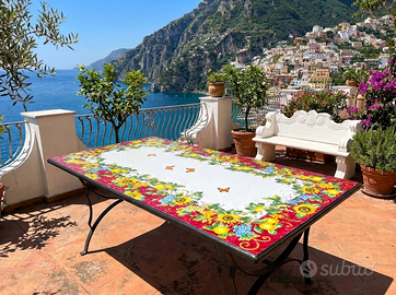 TAVOLO IN PIETRA LAVICA MIS. 200X100 CM. IN ITALIA