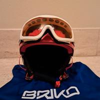 Casco sci bambina+visiera