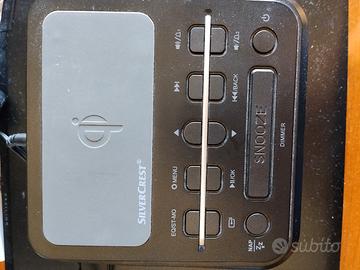 radio sveglia completa silvercrest