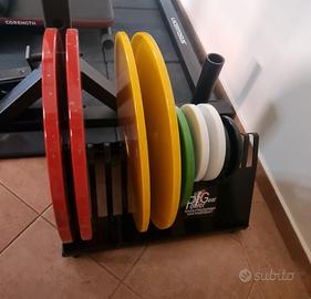 rastrelliera dischi powerlifting