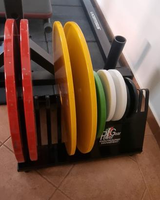 rastrelliera dischi powerlifting