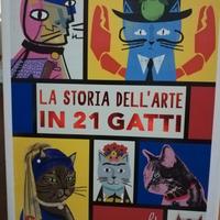 La storia dell'arte in 21 gatti