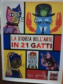 La storia dell'arte in 21 gatti