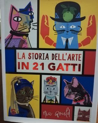 La storia dell'arte in 21 gatti