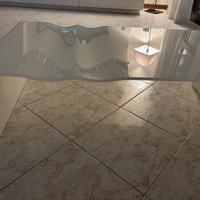 Tavolini in cristallo bianco