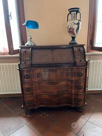 Scrittoio a ribalta in legno - stile classico