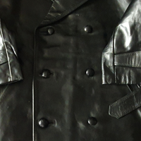 Giaccone pelle nero Esercito Italiano