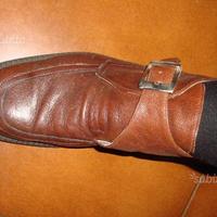 Scarpe marroni Sonny Bono elgante fibia lato 43/44