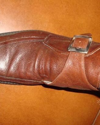 Scarpe marroni Sonny Bono elgante fibia lato 43/44