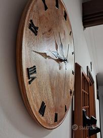 orologio in legno