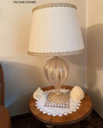 LAMPADA VETRO SOFFIATO MURANO ORO