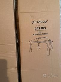 GAZEBO GRIGIO JYSK NUOVO 3X3