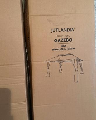 GAZEBO GRIGIO JYSK NUOVO 3X3