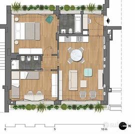 Trilocale a Careggi libero da subito