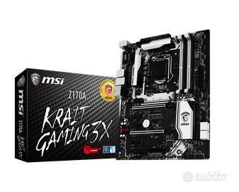 Processore Intel I7 6700k + Scheda madre MSI Z170