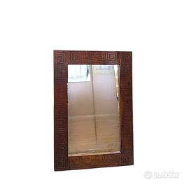 Specchio Rettangolare con Cornice in Legno